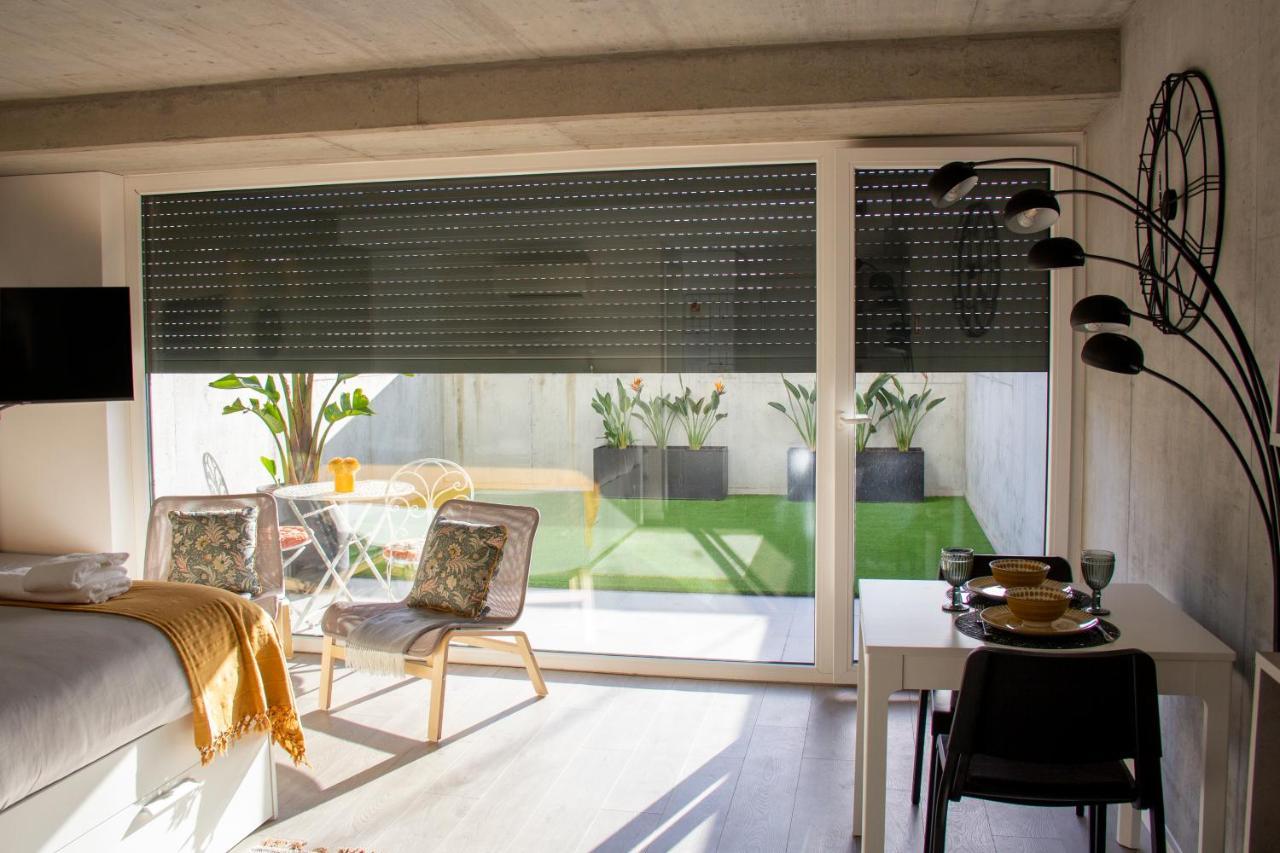 Casa Das Falcoeiras - Estudio Com Terraco Privado Aveiro Ngoại thất bức ảnh
